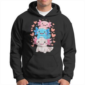Axolotl Kawaii Anime Cute Axolotls Hoodie - Thegiftio UK