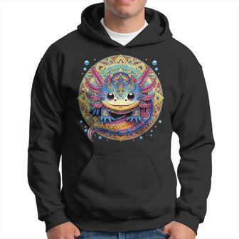 Axolotl Maya Aztec Axolot Hoodie - Thegiftio UK