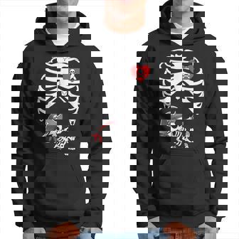 Baby Pregnancy Halloween Skeleton Xray Pirate Boy Pregnant Hoodie - Monsterry