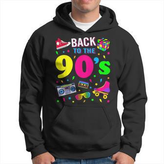 Back To 90'S 1990S Vintage Retro Nineties Costume Party Hoodie - Thegiftio UK
