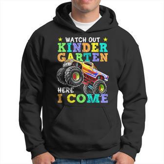 Back To School Kindergarten Here I Come For Boy Kid Truck Hoodie - Thegiftio UK