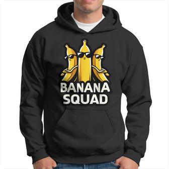 Banana Squad Fruit Banana Lover Team Banana Crew Hoodie - Thegiftio UK