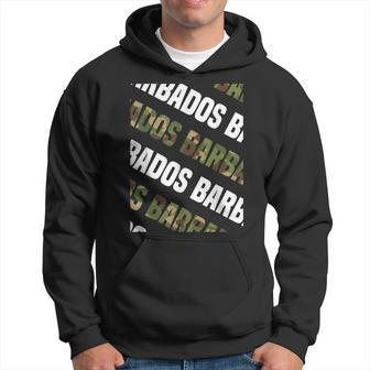 Barbados Camo Pattern Green Camouflage Hoodie - Thegiftio UK