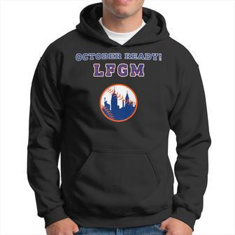 Baseball October Ready Lfgm Graphic Hoodie - Thegiftio UK
