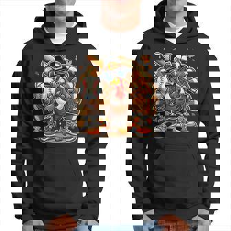 Baseball Player Turkey Thanksgiving Day Boy Kid Hoodie | Seseable UK