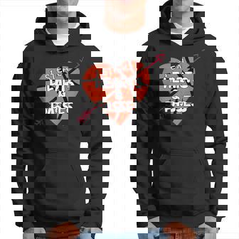 Basketball Player Heart Valentines Day Hoodie - Monsterry