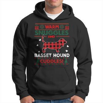 Basset Hound Dog Lovers Christmas Ugly Christmas Sweater Hoodie - Thegiftio UK
