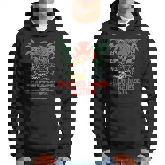 Beaches Booze Bestie Vacation Beach Relaxation Ocean Hoodie - Monsterry
