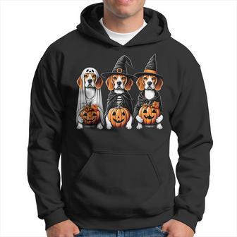 Beagle Ghost Halloween Dog Lovers Hoodie - Thegiftio UK