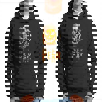Beer Fear Pumpkin Beer Jack O Lantern Halloween Hoodie - Monsterry