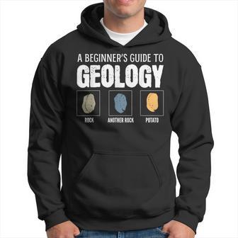A Beginner's Guide To Geology Rock Another Rock Potato Hoodie - Thegiftio UK