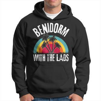 Benidorm With The Lads Boys Trip Holidays Matching Hoodie - Thegiftio UK