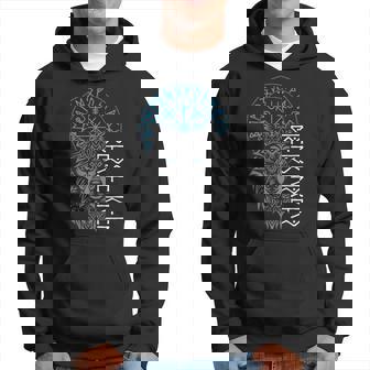Berserker & Viking Compass Nordic Wolf Hoodie - Monsterry