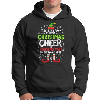 The Best Way To Spread Christmas Cheer Is Teaching Math Hoodie - Thegiftio UK