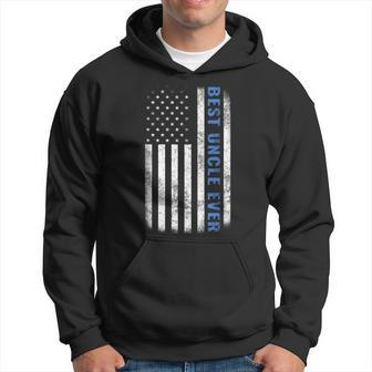 Best Uncle Ever Vintage American Flag Father's Day Hoodie - Monsterry AU