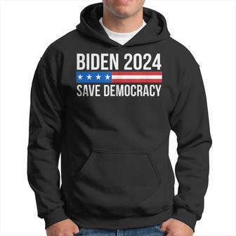 Biden 2024 Save Democracy Hoodie - Monsterry