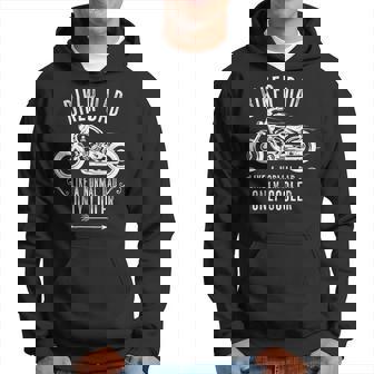 Biker Dad Motorcycle Motorbike Dad Chopper Hoodie - Thegiftio