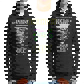 The Birthday Boy Monster Truck Are My Jam Truck Lovers Hoodie - Monsterry