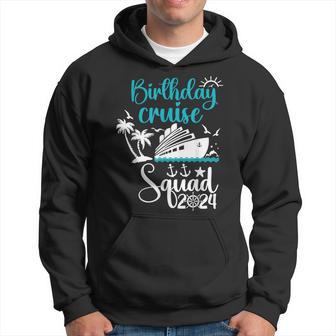 Birthday Cruise Squad 2024 Trip Holiday Family Matching Hoodie - Thegiftio UK