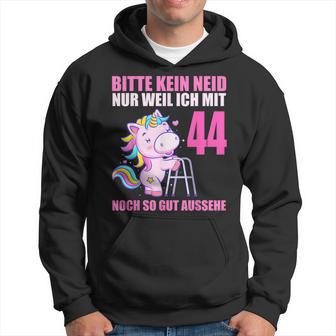 Bitte Kein Eneid Gut Aussehe 44 Jahre Unicorn 44Th Birthday Kapuzenpullover - Geschenkecke