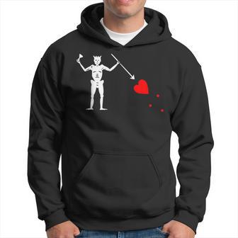 Blackbeard's Jolly Roger Pirate Flag Hoodie - Thegiftio UK