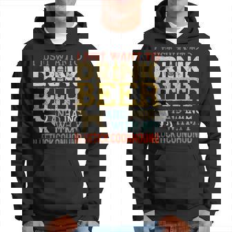 Bluetick Coonhound Dad Drink Beer Hang With Dog Men Hoodie - Monsterry