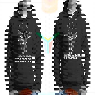 Bokbefok South African Rugby Bokke South Africa Flag Colors Hoodie - Thegiftio
