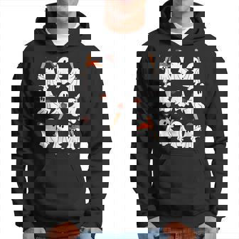 Boo Ghost Halloween Baseball Happy Halloween Baseball Lover Hoodie | Seseable UK