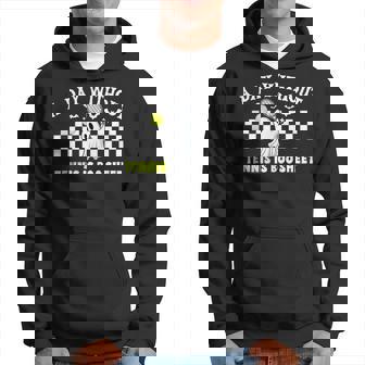 Boo Ghost Playing Tennis Halloween Tennis Costume Hoodie - Thegiftio