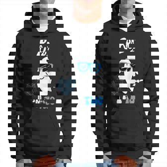 Boo I'm Two Ghost Second 2Nd Birthday Halloween Boys Hoodie - Monsterry