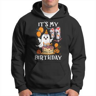Boo It's My 11Th Birthday Halloween Ghost 11 Years Old B-Day Hoodie - Thegiftio UK