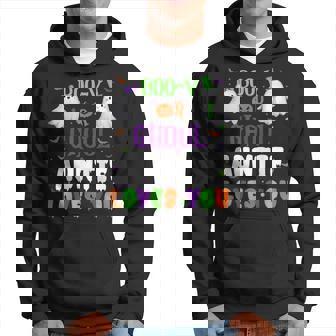 Boo-Y Or Ghoul Auntie Loves You Baby Boo Halloween Gender Hoodie - Thegiftio