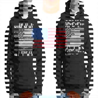 Born On The 4Th Of July Independence Day Hoodie | Seseable UK