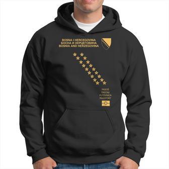 Bosnia Ljiljan Sfrj Bosna Flag Crest Kapuzenpullover - Geschenkecke