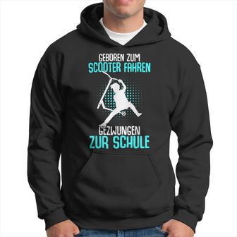 Boys & Children's With 'Geboren Zum Scooter Fahren' Motif Kapuzenpullover - Geschenkecke