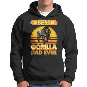 Boys Best Gorilla Dad Ever Father's Day Apes Gorillas Hoodie - Thegiftio UK