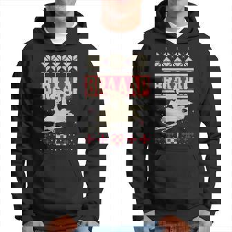 Braaap Snowmobile Ugly Christmas Sweater Hoodie - Thegiftio