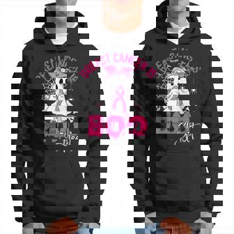 Breast Cancer Is Ghost Sheet Pink Breast Cancer Awareness Hoodie | Mazezy