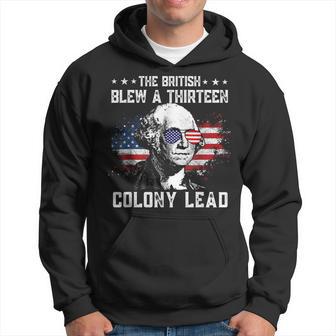 The British Blew A 13 Colony Lead American Flag Patriotic Hoodie - Thegiftio UK