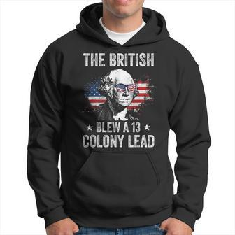 The British Blew A 13 Colony Lead George Washington Hoodie - Monsterry CA