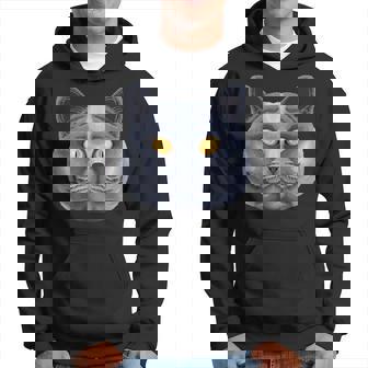 British Shorthair Face Cute British Shorthair Cat Breed Hoodie - Thegiftio