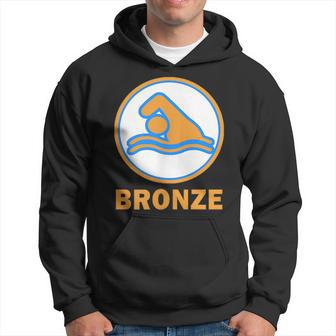 Bronze Prüfung Bestanden Swimming Badge Bronze Swimmer S Kapuzenpullover - Geschenkecke