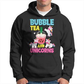 Bubble Tea Unicorns Boba Tea Pearl Kawaii Bubble Tea Hoodie - Thegiftio UK