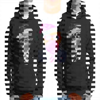 Bubblegum Trump Blowing Bubble Gum Christmas Pink Trump Hoodie - Monsterry