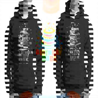 Building Bricks Cake Birthday Dude Master Builder Hoodie - Thegiftio