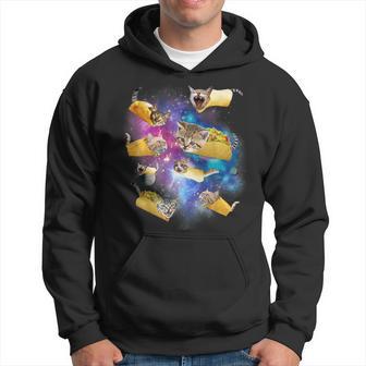 Burrito Pizza And Taco Cat In Space Tacocat Idea Kapuzenpullover - Geschenkecke