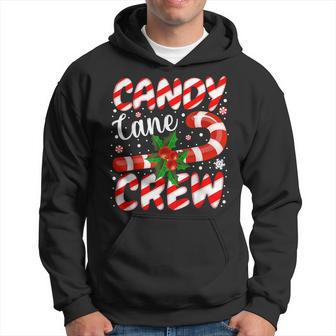 Candy Cane Crew Christmas Family Matching Xmas Pajamas Hoodie - Thegiftio UK