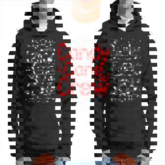 Candy Cane Crew Christmas Candy Love Family Pajama Hoodie - Thegiftio