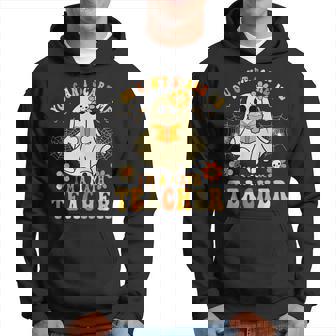 You Can't Scare Me I'm A Math Teacher Halloween Ghost Men's Hoodie - Monsterry