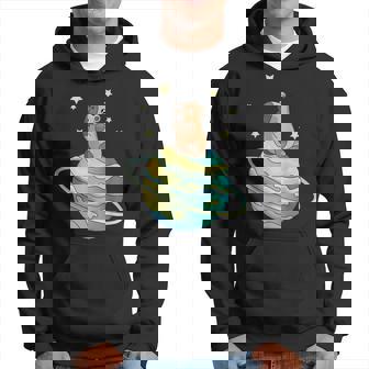 Capibara Espacial Saturn Capy Niño Niña Amante De La Ciencia Del Planeta Niño Sudadera - Regaloses